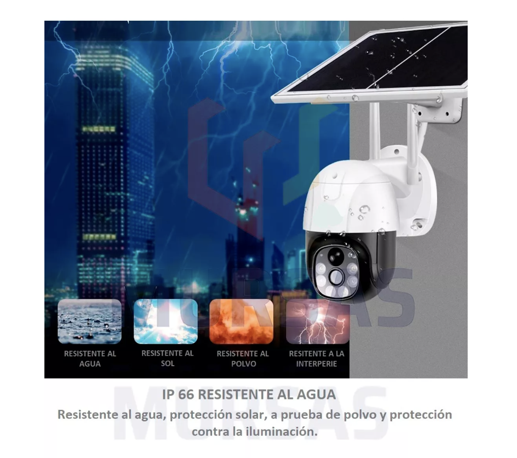 Miniatura 6 de Cámara De Seguridad Solar Exterior Wifi